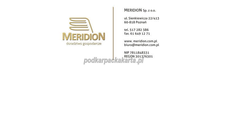 meridion-sp-z-o-o